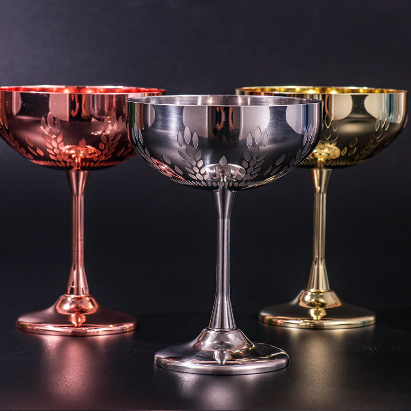 Stainless Steel Cocktail Tall Metal Cup