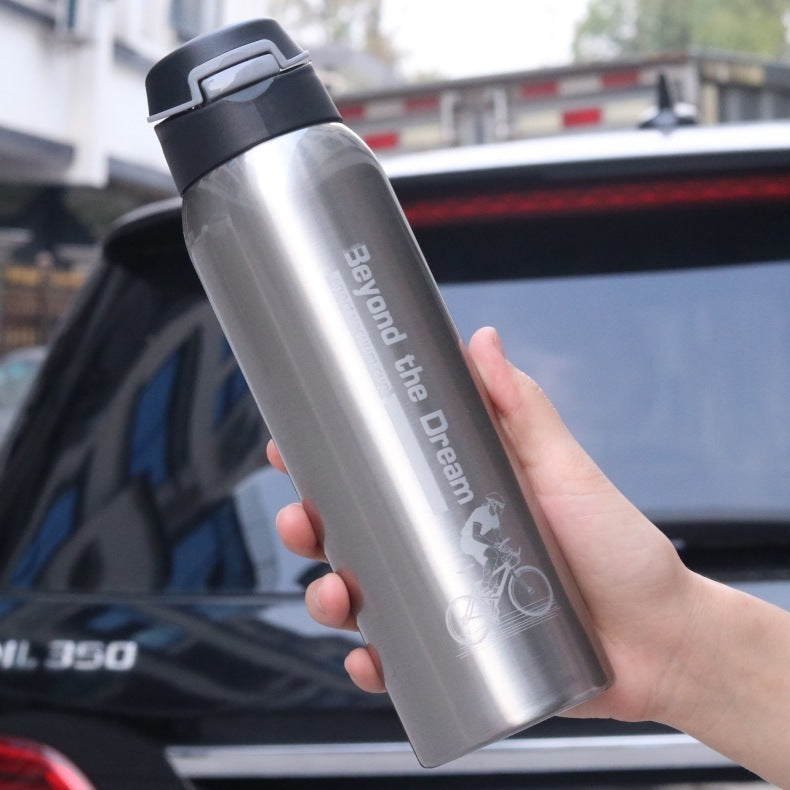 Stainless steel straw cup