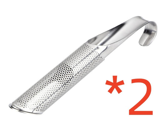 304 Stainless Steel Tea Tube with Curved Handle