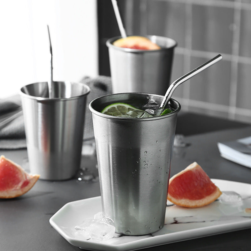 Ins Nordic Stainless Steel Anti-drop Cold Drink Cup