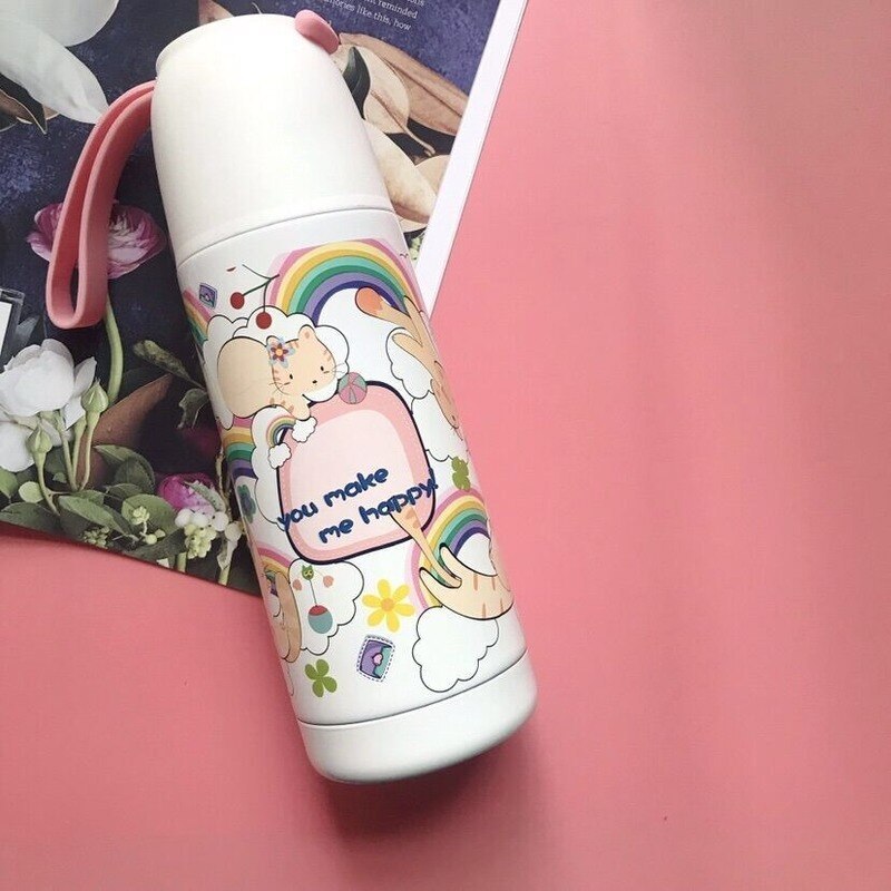 Cute stainless steel mug