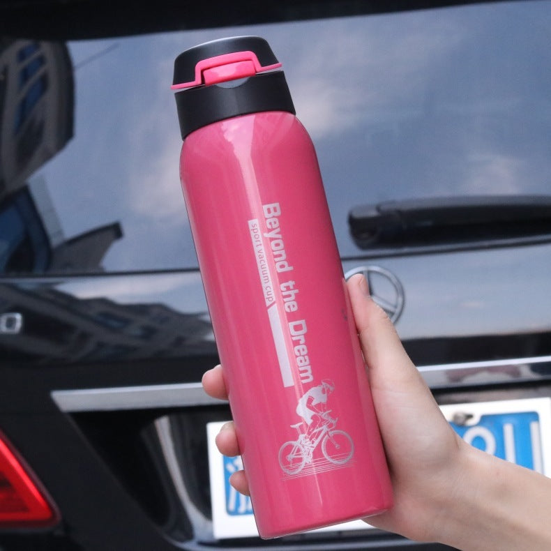 Stainless steel straw cup