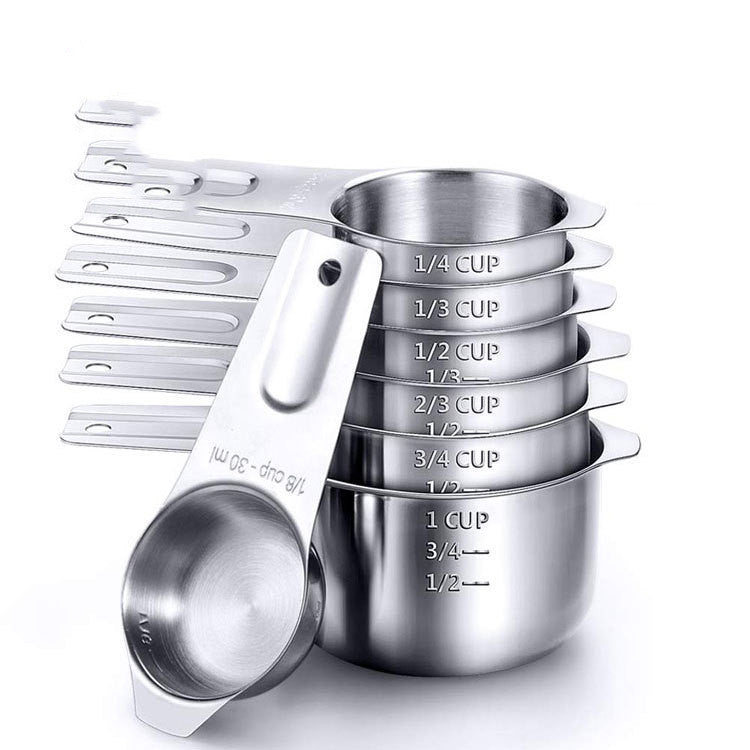 304 Stainless steel measuring cup 7 piece set