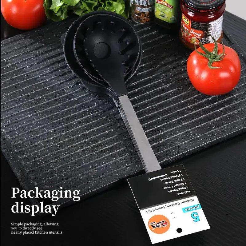 Cooking Utensil Set Premium 5 Piece Kitchen Utensil Set -