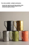 Distressed Camping Mug Outdoor Stainless Steel Coffee Cup