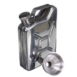 Portable Outdoor Stainless Steel Oil Barrel Shape Wine Jug