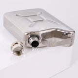 Portable Outdoor Stainless Steel Oil Barrel Shape Wine Jug