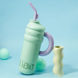 Handle Stainless Steel Vacuum Cup Large Capacity Portable