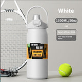 304 Stainless Steel Large Belly Double Drinking Straw Insulated Cup