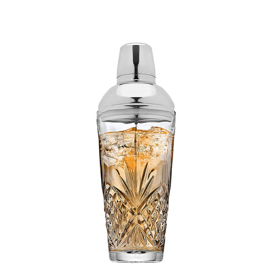 Cocktail Pot With Stainless Steel Lid Glass Shaker Cup Set