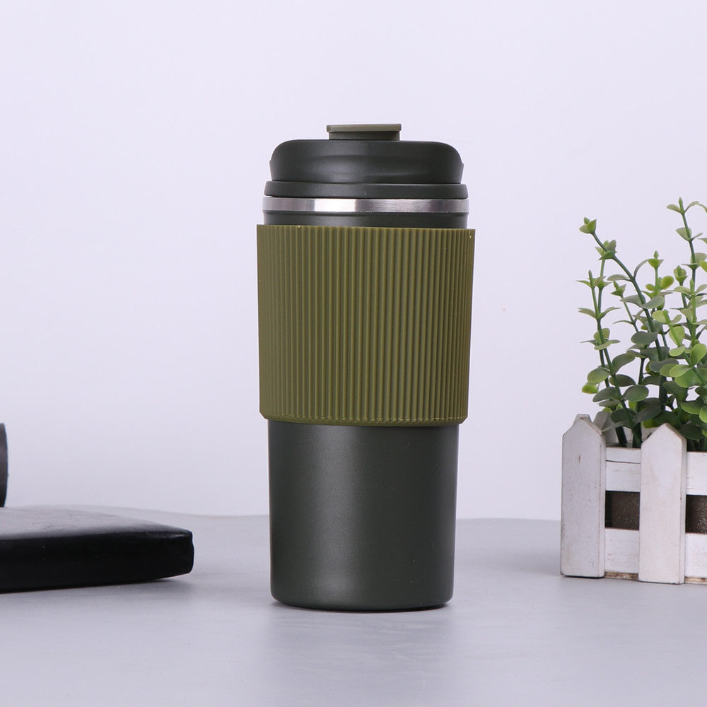New Stainless Steel Silicone Coffee Cup