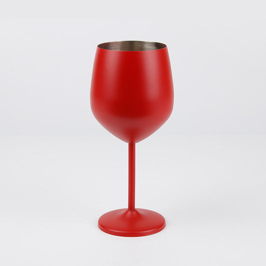 Retro Stainless Steel Plated Goblet