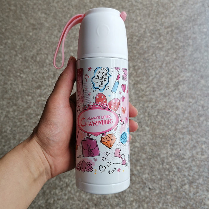 Cute stainless steel mug