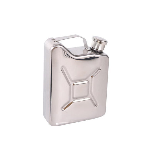 Portable Outdoor Stainless Steel Oil Barrel Shape Wine Jug